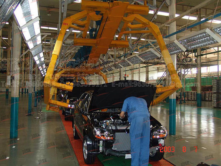 新能源汽車生產線，新能源汽車流水線，新能源汽車輸送線浙江永達專業定制