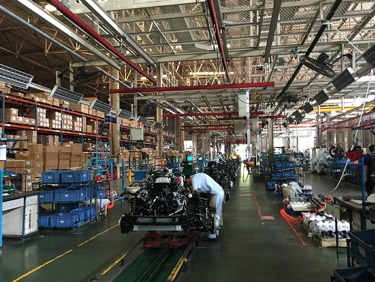 皮卡車(chē)生產(chǎn)線